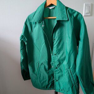 Fun Vintage Green Windbreaker/Rain Jacket - 50s